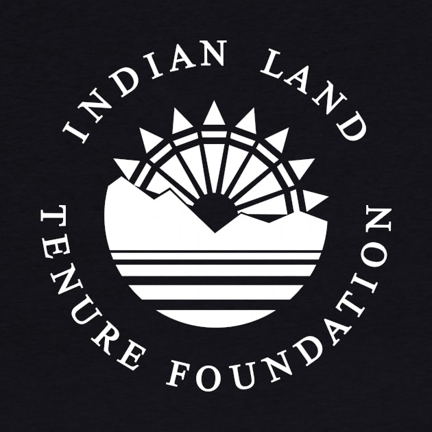 ILTF Large Logo Black by Indian Lands in Indian Hands